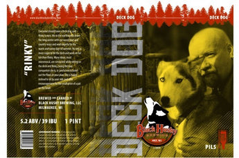 Black Husky Deck Dog German Pilsner