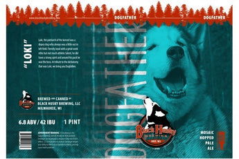 Black Husky Dogfather Mosaic Hop Pale Ale