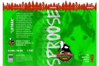 Black Husky Sproose Double IPA with Spruce
