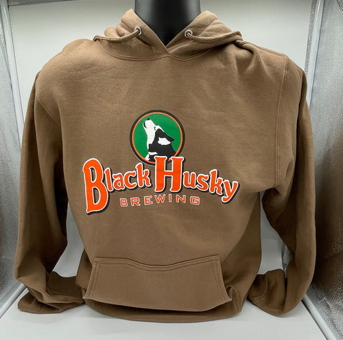 Brown Logo Hoodie